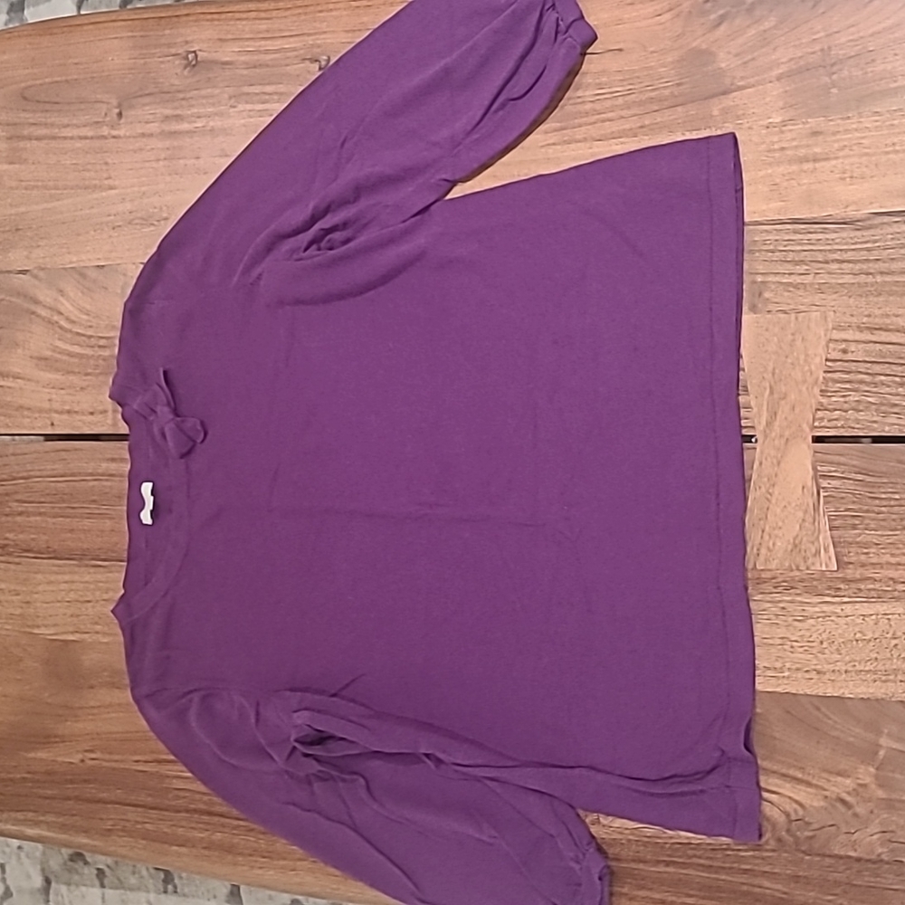 Talbots purple sweater